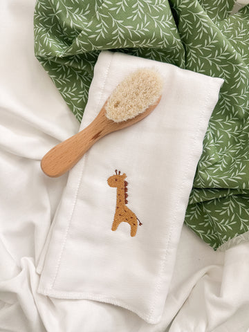Giraffe Burp Cloth