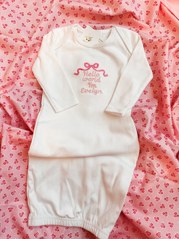 Birth Announcement Dress